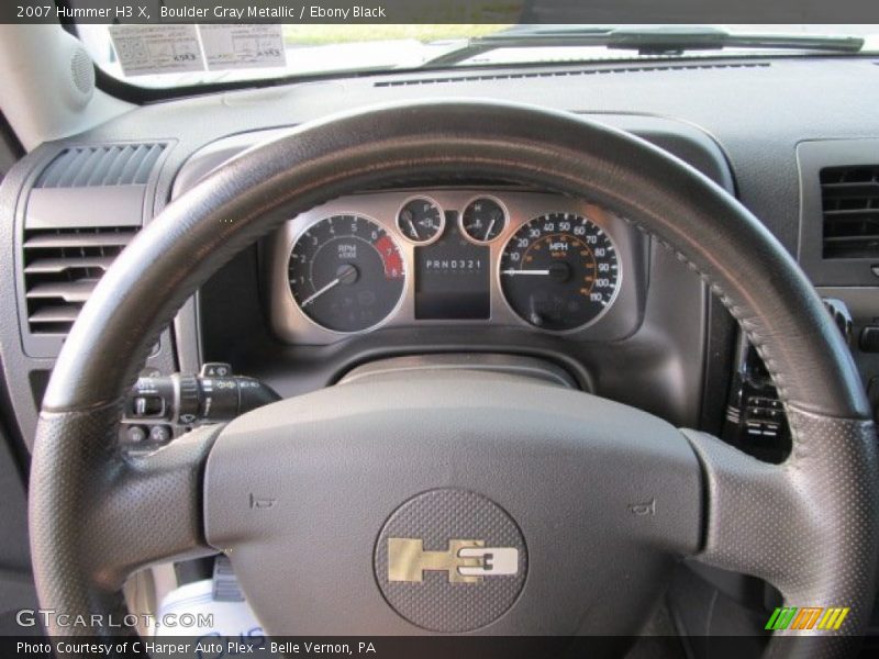 Boulder Gray Metallic / Ebony Black 2007 Hummer H3 X