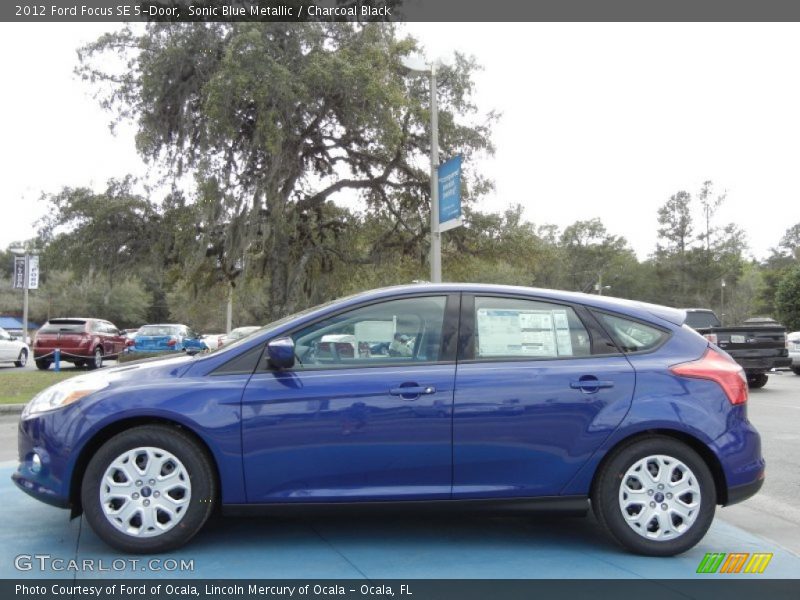  2012 Focus SE 5-Door Sonic Blue Metallic