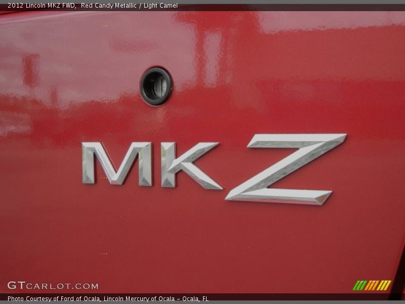 Red Candy Metallic / Light Camel 2012 Lincoln MKZ FWD