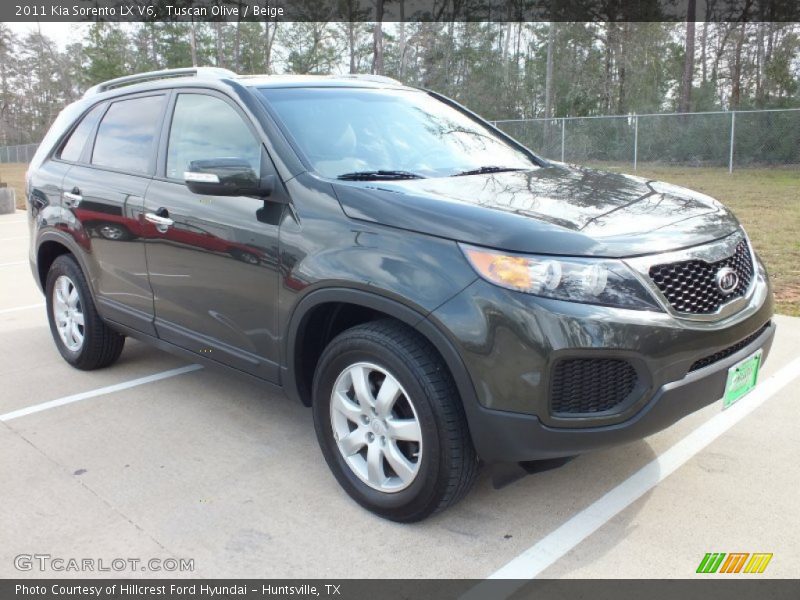 Tuscan Olive / Beige 2011 Kia Sorento LX V6