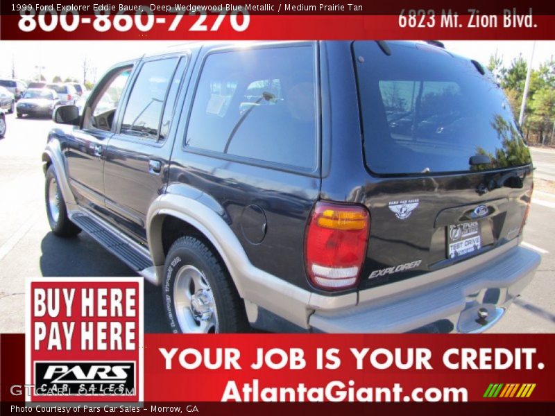 Deep Wedgewood Blue Metallic / Medium Prairie Tan 1999 Ford Explorer Eddie Bauer