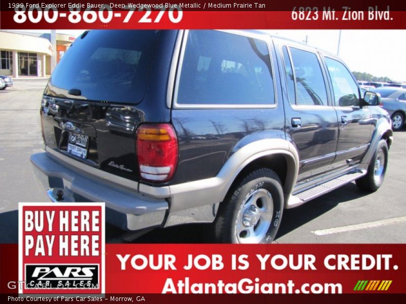 Deep Wedgewood Blue Metallic / Medium Prairie Tan 1999 Ford Explorer Eddie Bauer