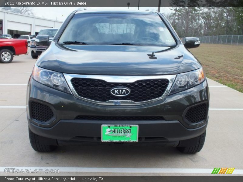 Tuscan Olive / Beige 2011 Kia Sorento LX V6