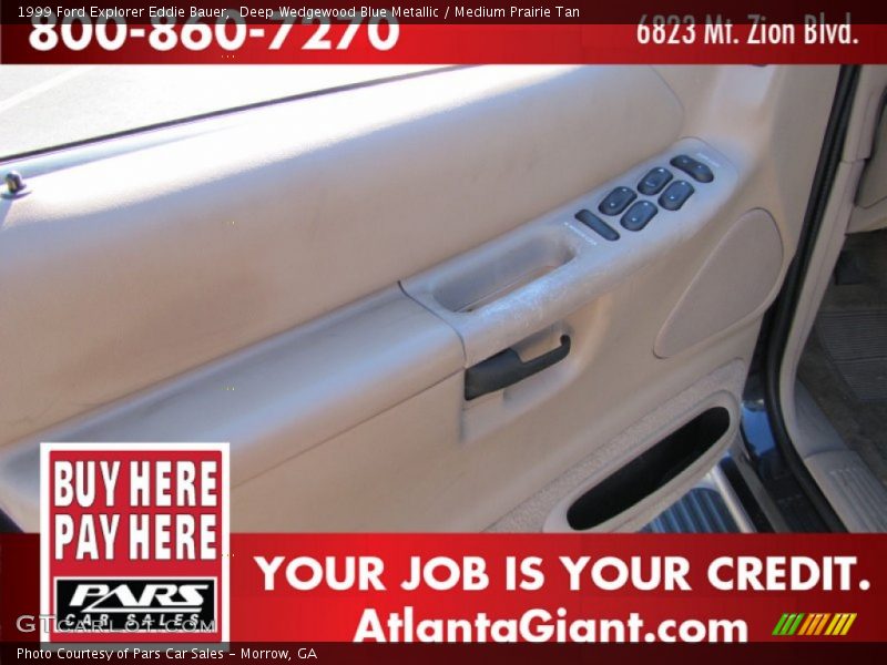 Deep Wedgewood Blue Metallic / Medium Prairie Tan 1999 Ford Explorer Eddie Bauer