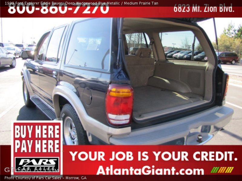 Deep Wedgewood Blue Metallic / Medium Prairie Tan 1999 Ford Explorer Eddie Bauer