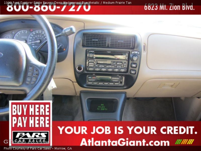 Deep Wedgewood Blue Metallic / Medium Prairie Tan 1999 Ford Explorer Eddie Bauer