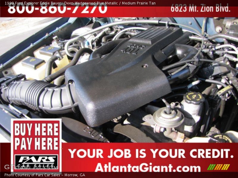 Deep Wedgewood Blue Metallic / Medium Prairie Tan 1999 Ford Explorer Eddie Bauer