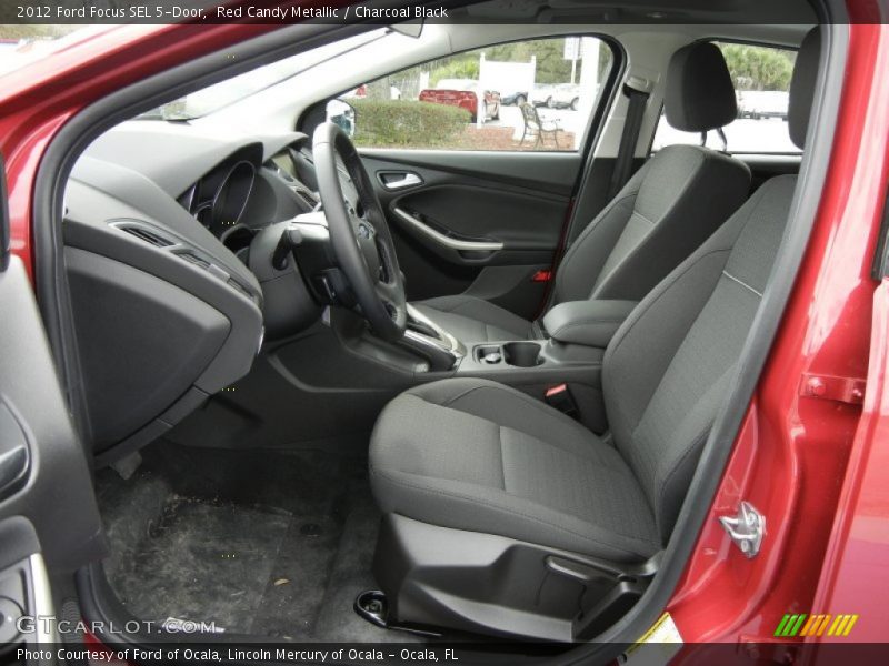 Red Candy Metallic / Charcoal Black 2012 Ford Focus SEL 5-Door