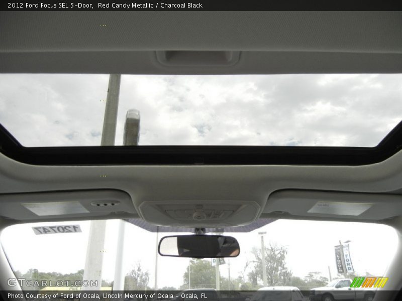 Red Candy Metallic / Charcoal Black 2012 Ford Focus SEL 5-Door