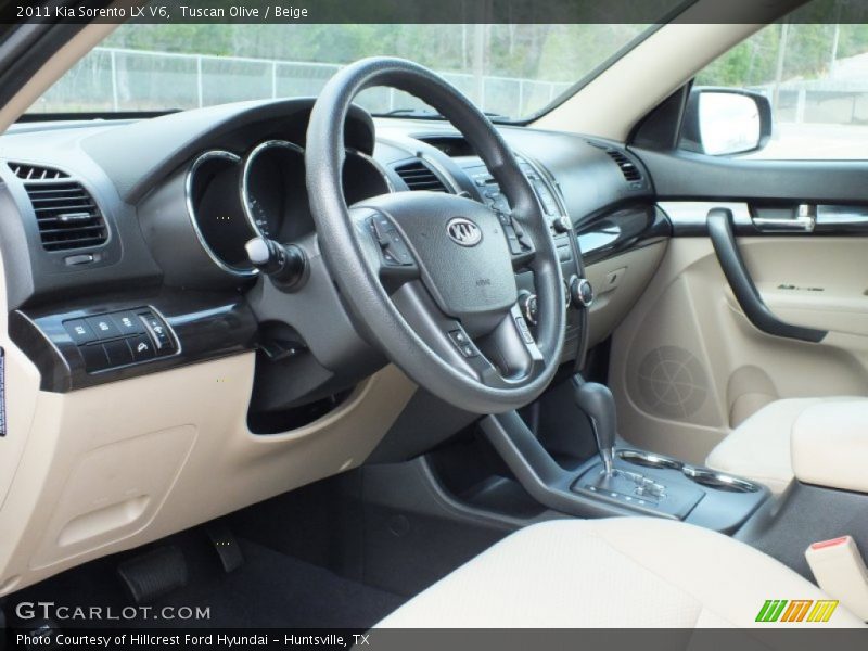  2011 Sorento LX V6 Beige Interior