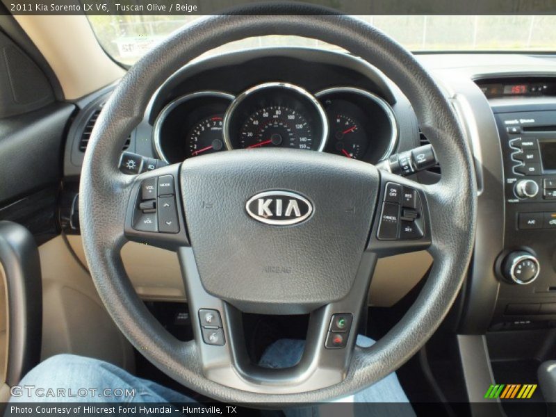 2011 Sorento LX V6 Steering Wheel