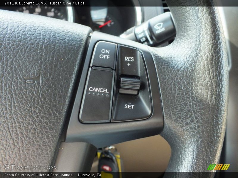 Controls of 2011 Sorento LX V6