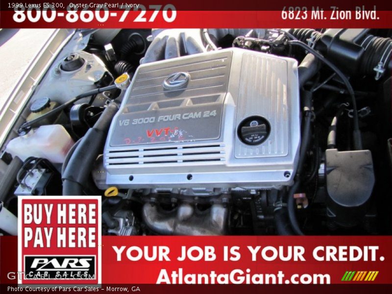 Oyster Gray Pearl / Ivory 1999 Lexus ES 300