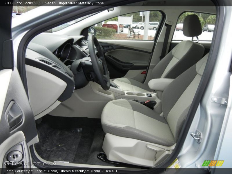 Front Seat of 2012 Focus SE SFE Sedan