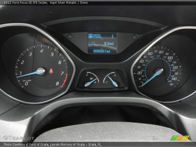 Ingot Silver Metallic / Stone 2012 Ford Focus SE SFE Sedan