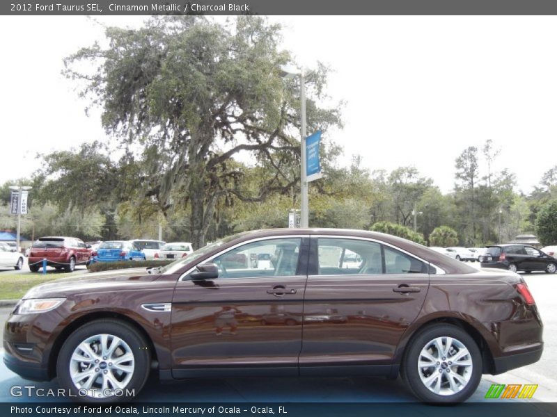 Cinnamon Metallic / Charcoal Black 2012 Ford Taurus SEL