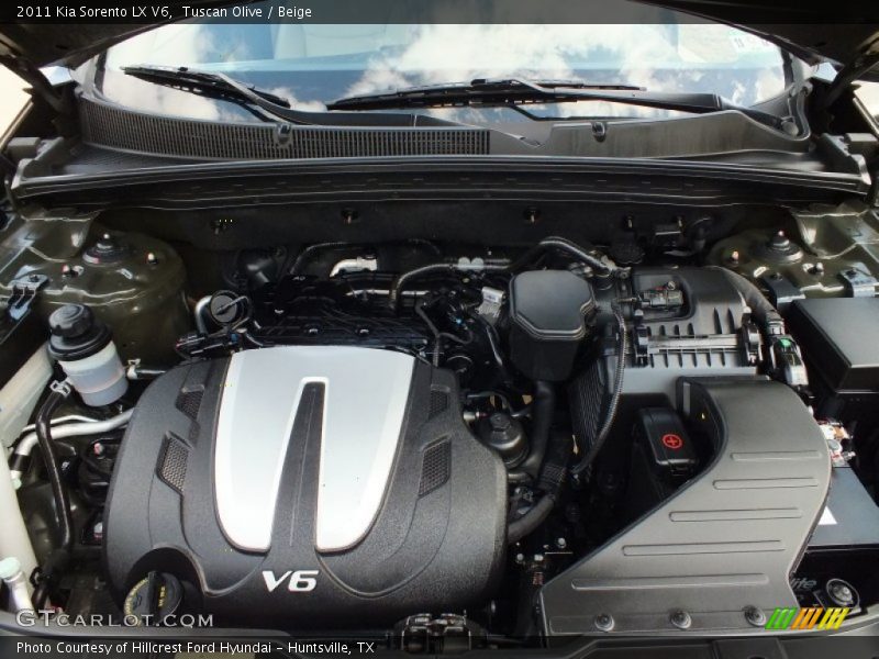 2011 Sorento LX V6 Engine - 3.5 Liter DOHC 24-Valve Dual CVVT V6