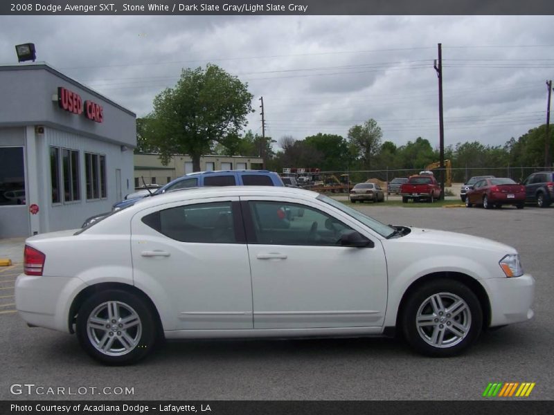 Stone White / Dark Slate Gray/Light Slate Gray 2008 Dodge Avenger SXT