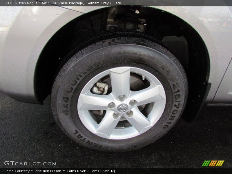 Gotham Gray / Black 2010 Nissan Rogue S AWD 360 Value Package