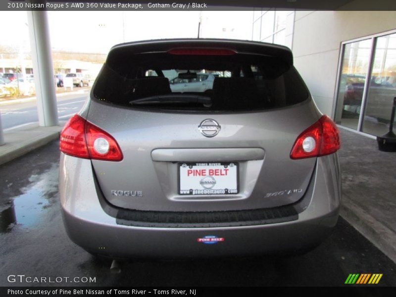 Gotham Gray / Black 2010 Nissan Rogue S AWD 360 Value Package