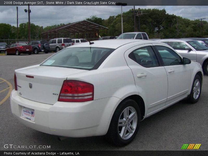 Stone White / Dark Slate Gray/Light Slate Gray 2008 Dodge Avenger SXT