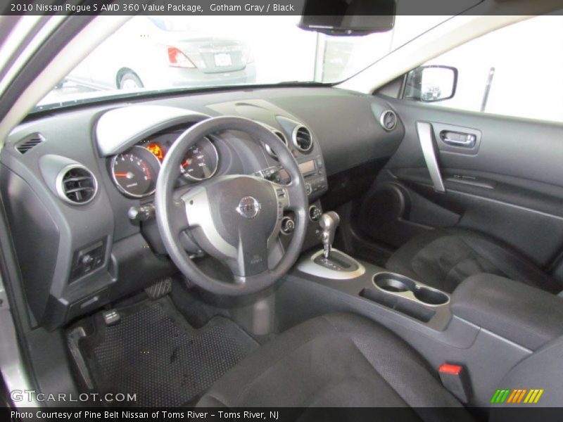 Gotham Gray / Black 2010 Nissan Rogue S AWD 360 Value Package