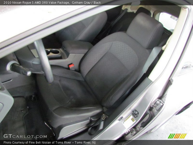 Gotham Gray / Black 2010 Nissan Rogue S AWD 360 Value Package