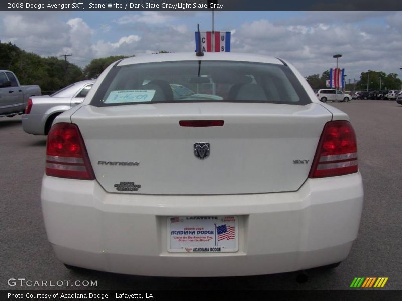 Stone White / Dark Slate Gray/Light Slate Gray 2008 Dodge Avenger SXT