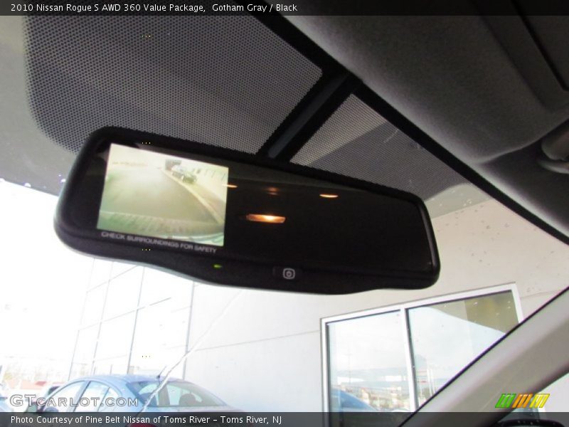 Gotham Gray / Black 2010 Nissan Rogue S AWD 360 Value Package