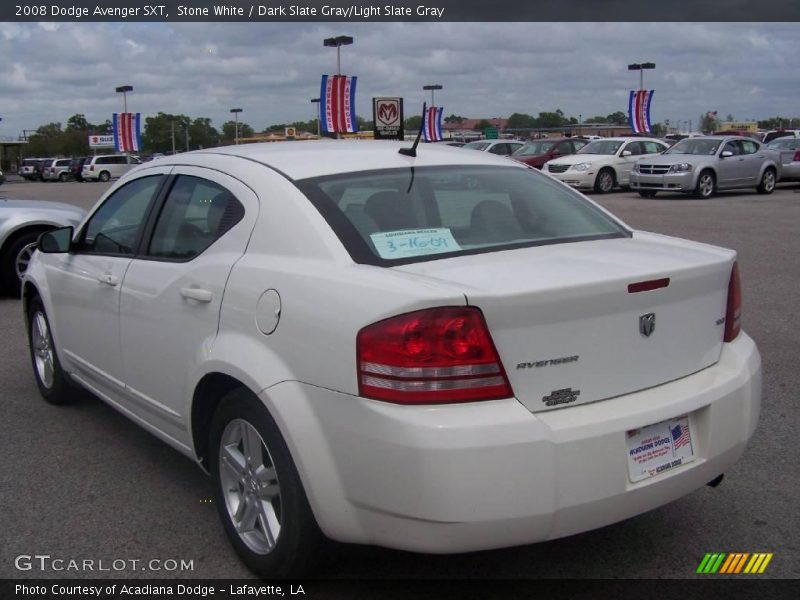 Stone White / Dark Slate Gray/Light Slate Gray 2008 Dodge Avenger SXT