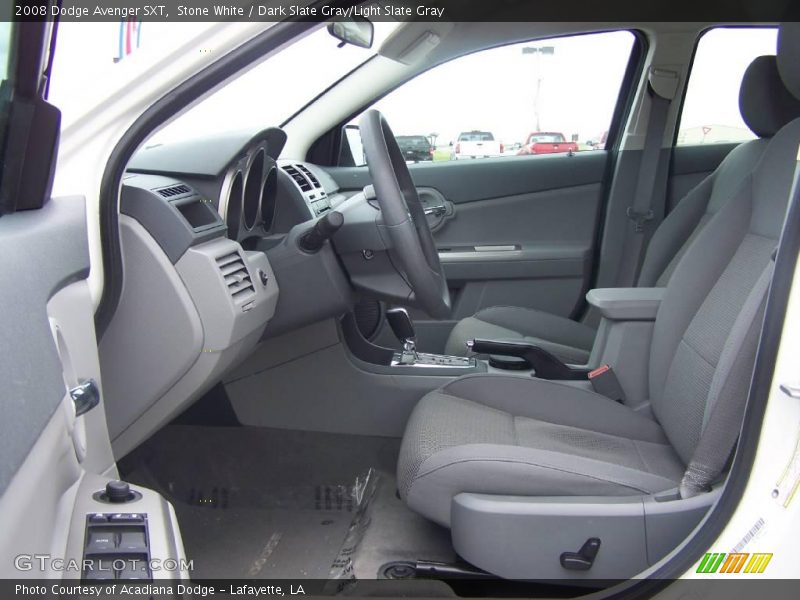 Stone White / Dark Slate Gray/Light Slate Gray 2008 Dodge Avenger SXT