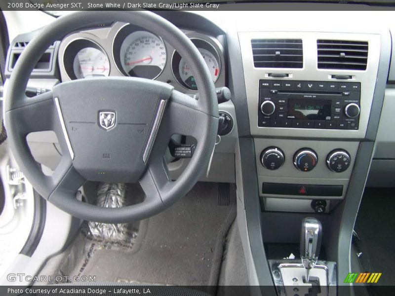 Stone White / Dark Slate Gray/Light Slate Gray 2008 Dodge Avenger SXT