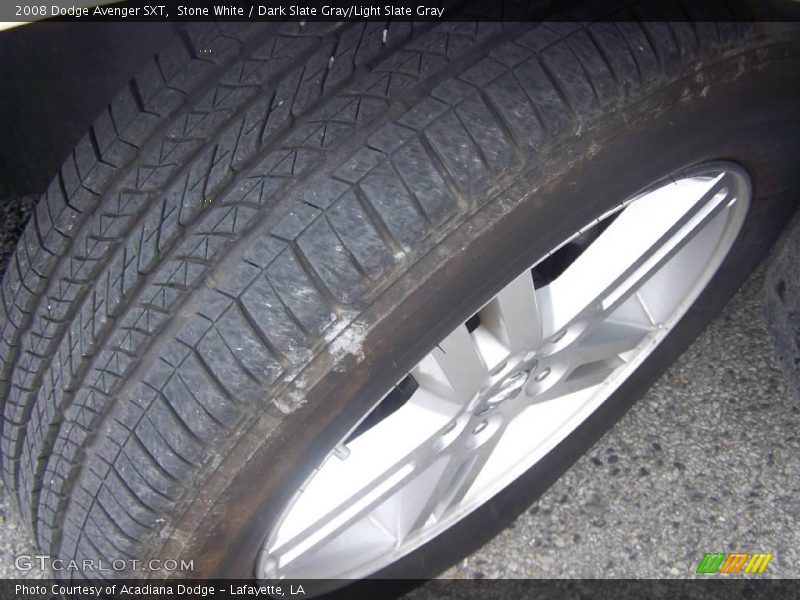 Stone White / Dark Slate Gray/Light Slate Gray 2008 Dodge Avenger SXT