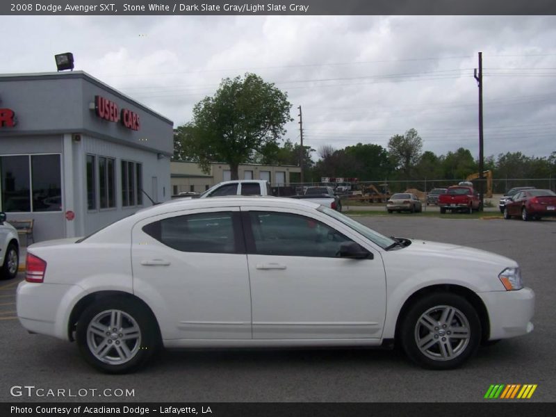 Stone White / Dark Slate Gray/Light Slate Gray 2008 Dodge Avenger SXT