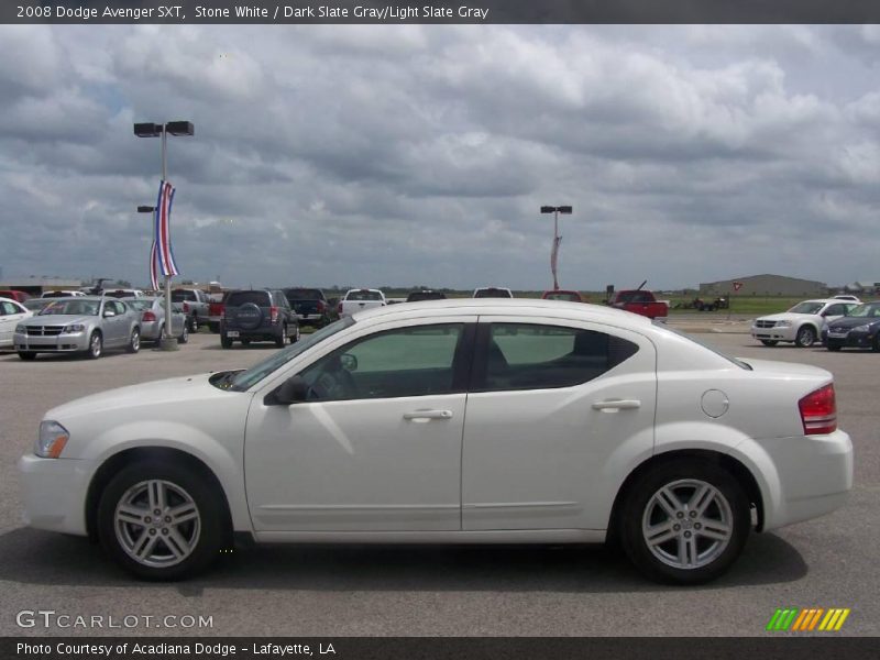 Stone White / Dark Slate Gray/Light Slate Gray 2008 Dodge Avenger SXT