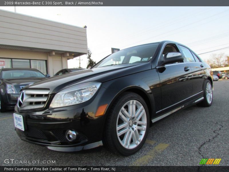 Black / Almond/Mocha 2009 Mercedes-Benz C 300 Sport