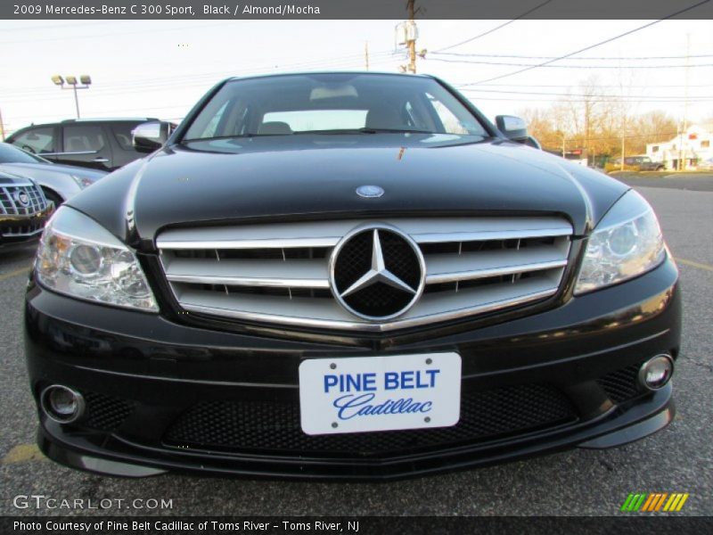 Black / Almond/Mocha 2009 Mercedes-Benz C 300 Sport