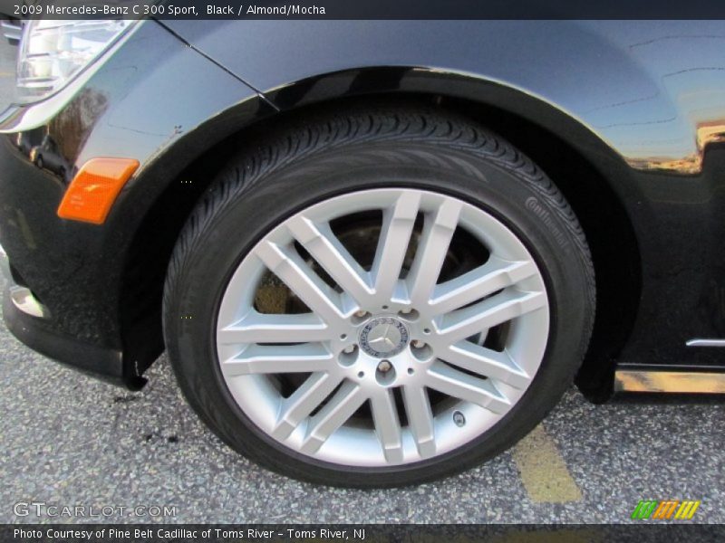 Black / Almond/Mocha 2009 Mercedes-Benz C 300 Sport