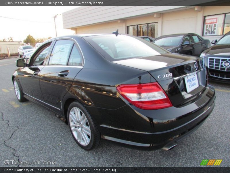 Black / Almond/Mocha 2009 Mercedes-Benz C 300 Sport