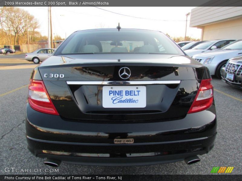 Black / Almond/Mocha 2009 Mercedes-Benz C 300 Sport