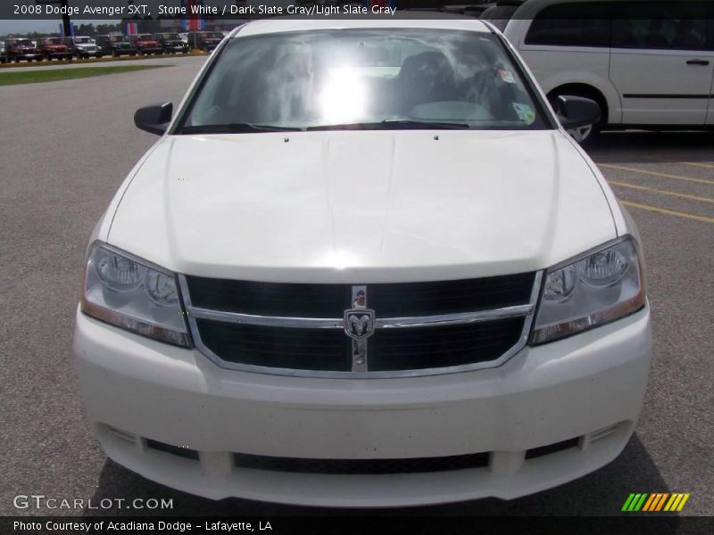 Stone White / Dark Slate Gray/Light Slate Gray 2008 Dodge Avenger SXT