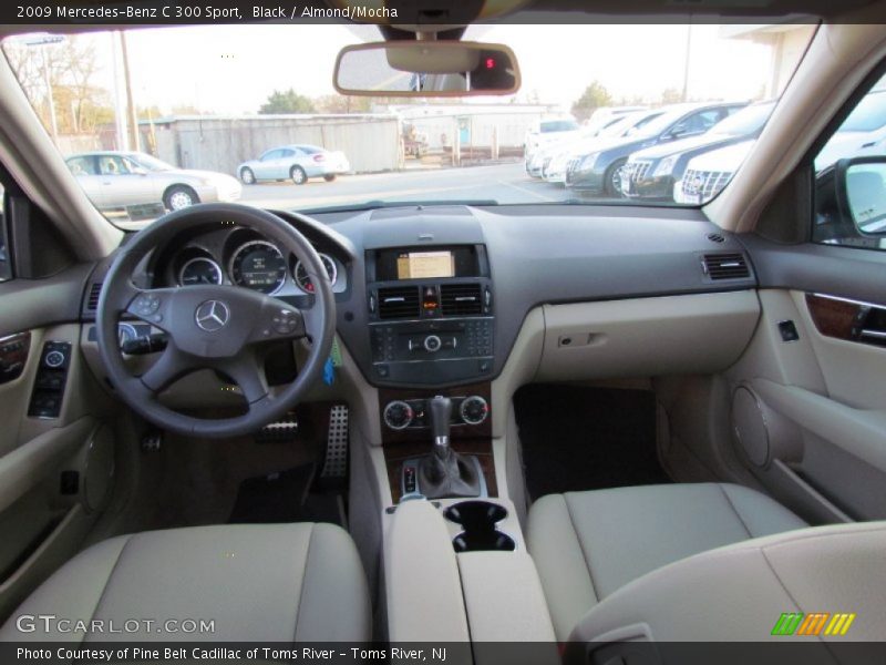 Black / Almond/Mocha 2009 Mercedes-Benz C 300 Sport