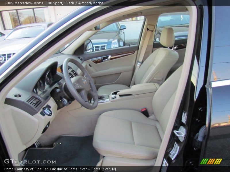 Black / Almond/Mocha 2009 Mercedes-Benz C 300 Sport