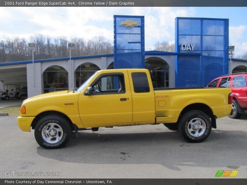 Chrome Yellow / Dark Graphite 2001 Ford Ranger Edge SuperCab 4x4
