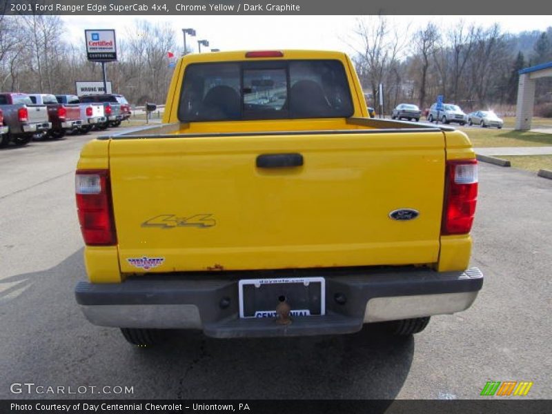 Chrome Yellow / Dark Graphite 2001 Ford Ranger Edge SuperCab 4x4