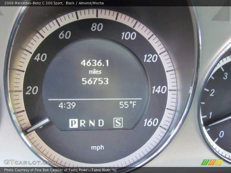 Black / Almond/Mocha 2009 Mercedes-Benz C 300 Sport