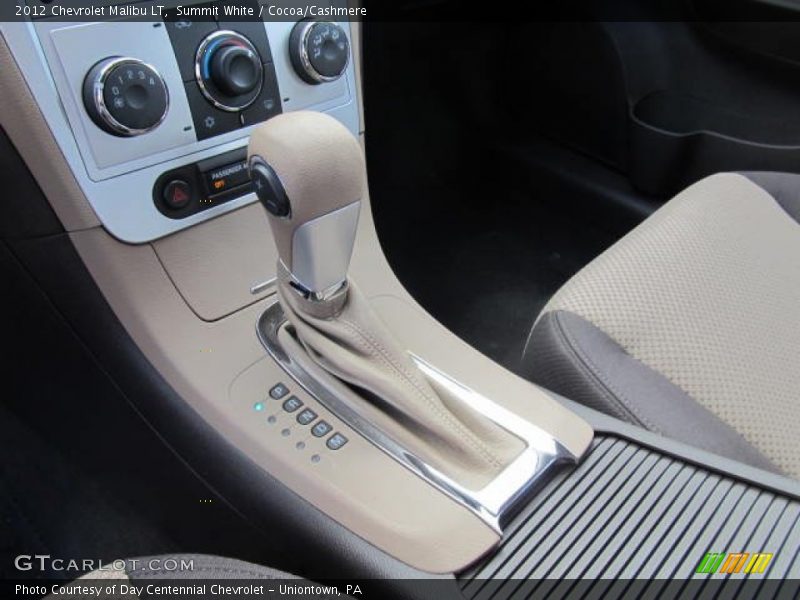 Summit White / Cocoa/Cashmere 2012 Chevrolet Malibu LT