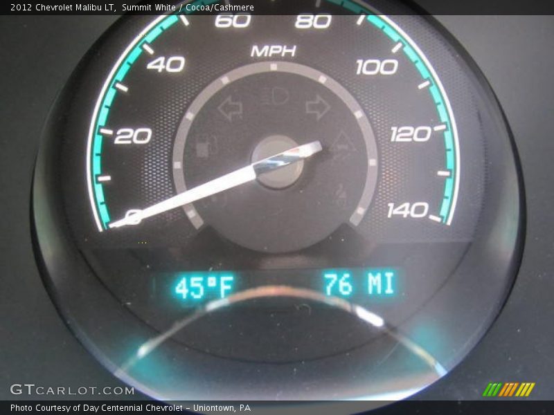 Summit White / Cocoa/Cashmere 2012 Chevrolet Malibu LT
