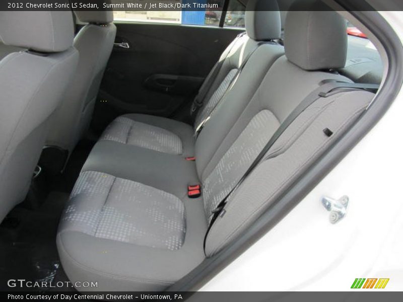 Summit White / Jet Black/Dark Titanium 2012 Chevrolet Sonic LS Sedan