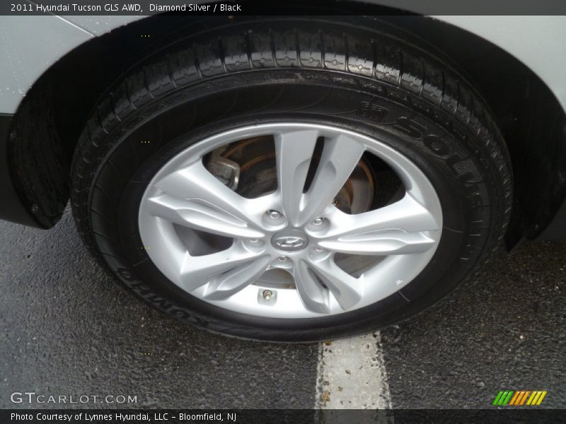 Diamond Silver / Black 2011 Hyundai Tucson GLS AWD